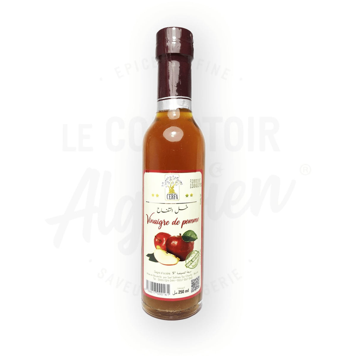 Le Comptoir Algérien : Vinaigre de pomme - 250ml